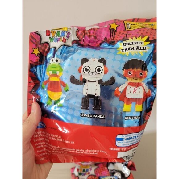 RYAN'S WORLD: Mini Mystery Egg, Build-it Combo Total 6 toys NWT - Picture 3 of 8